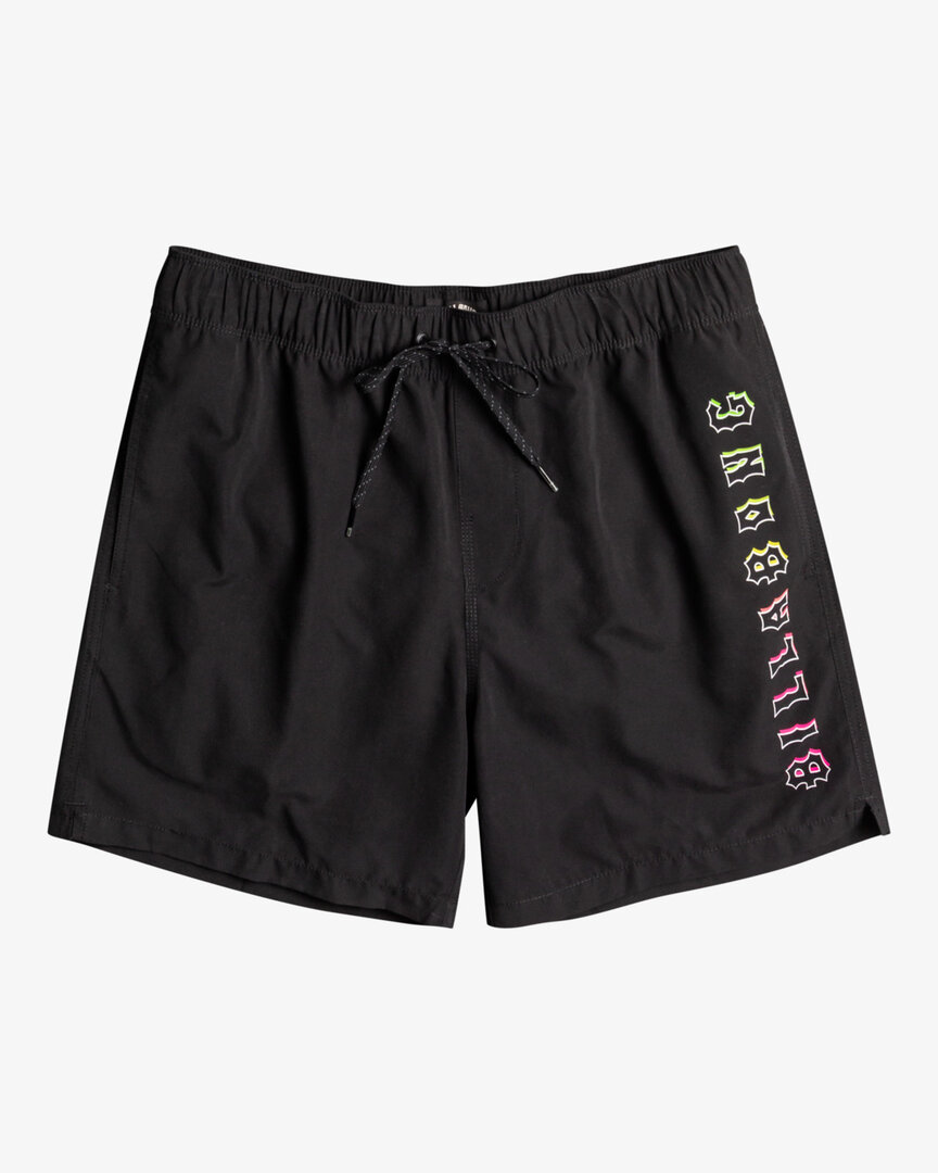 Billabong Badehose All Day Heritage Layback für Männer Schwarz EBYJV00105-BLKB