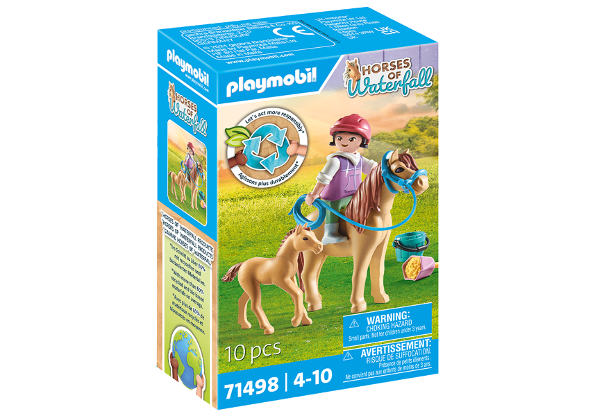 PLAYMOBIL 71498 Kind Mit Pony Und Fohlen