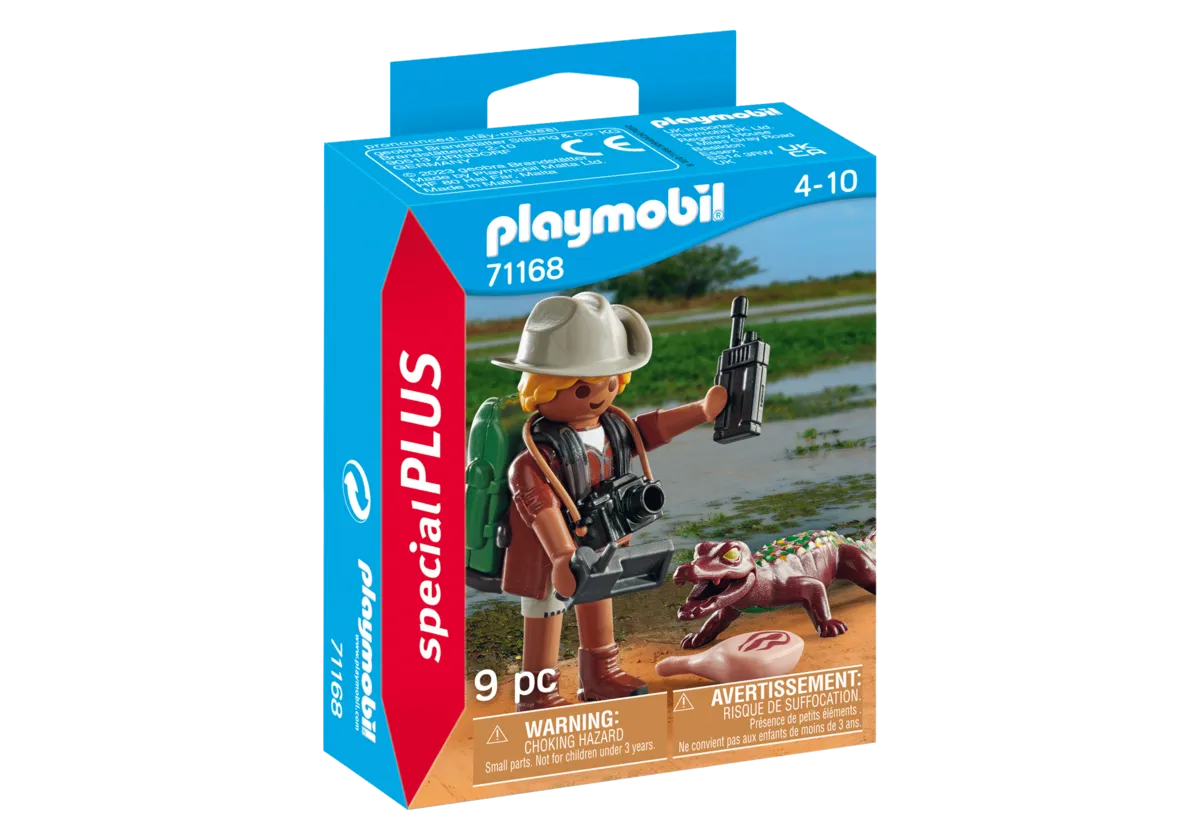 Playmobil 71168 Forscher mit jungem Kaiman Special Plus