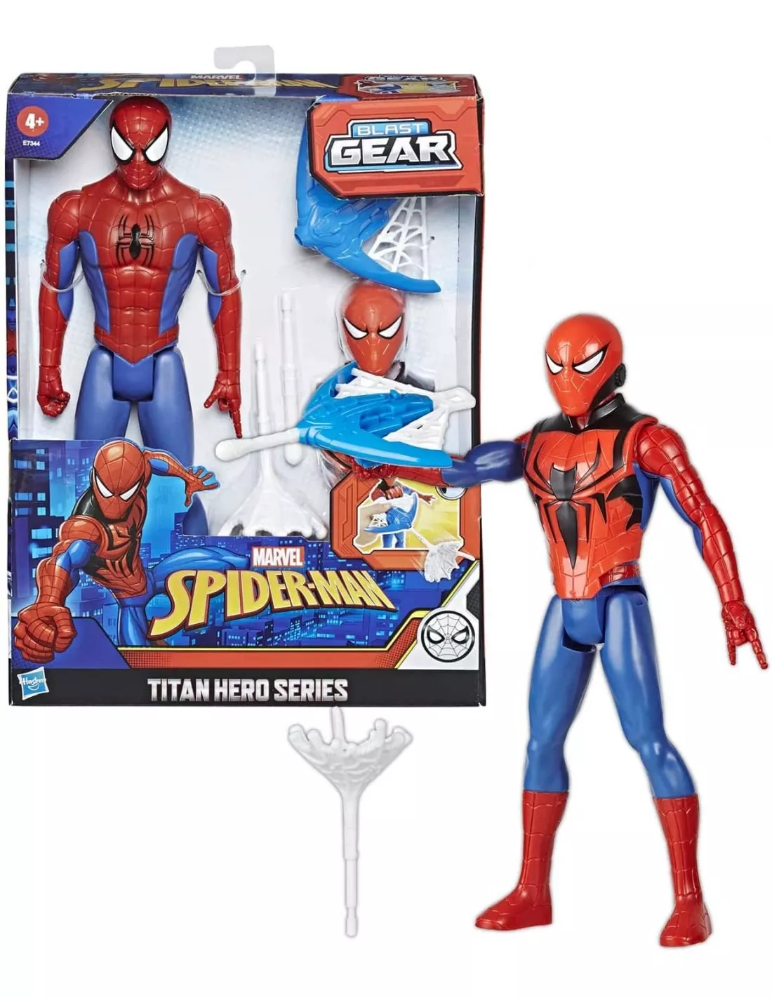 MARVEL Spider-Man Hero Serie Blast Gear Sm Figure E73445L0