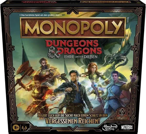 Monopoly Dungeons And Dragons Movie F6219100