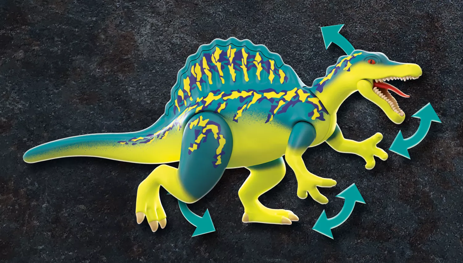 PLAYMOBIL 70625 Spinosaurus: Doppelte Verteidigungs-Power