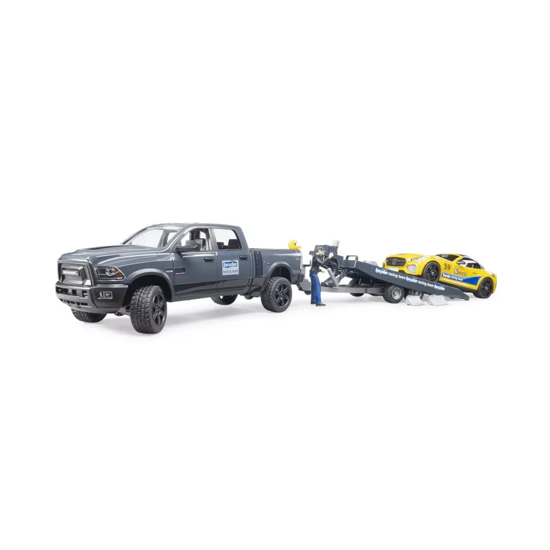 Bruder 02504 Ram 250 Power Wagon Und Bruder Roadster Racing Team