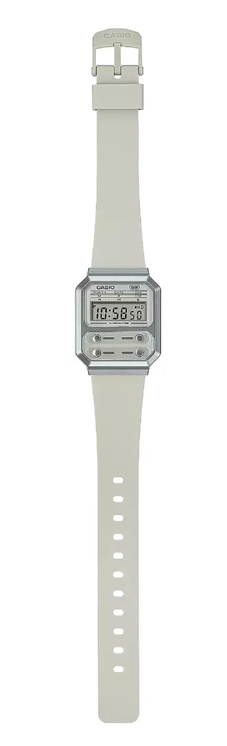 CASIO A100WEF-8AEF uhr, vintage, beige