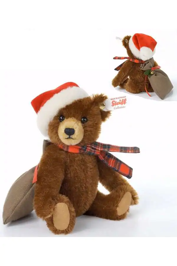 Steiff 7514 Weihnachtsmann Teddybaer 18 cm