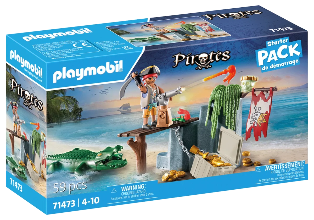 PLAYMOBIL 71473 Pirat mit Alligator