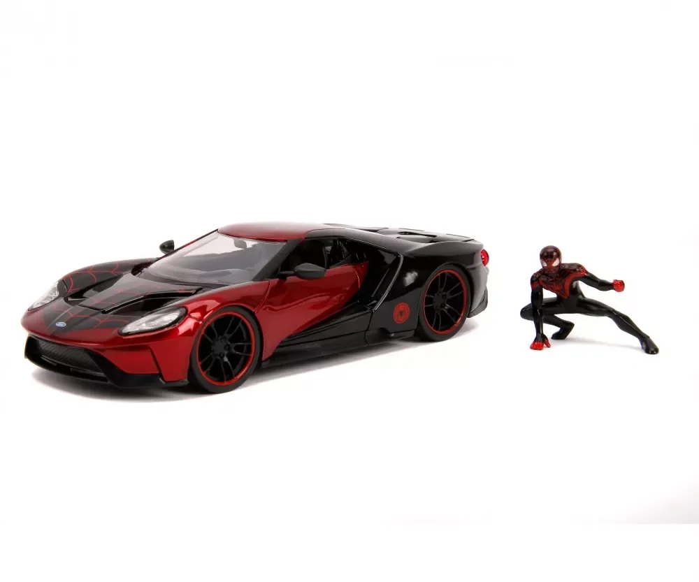 JADA 253225008 Marvel Miles Morales 2017 Ford GT 1:24