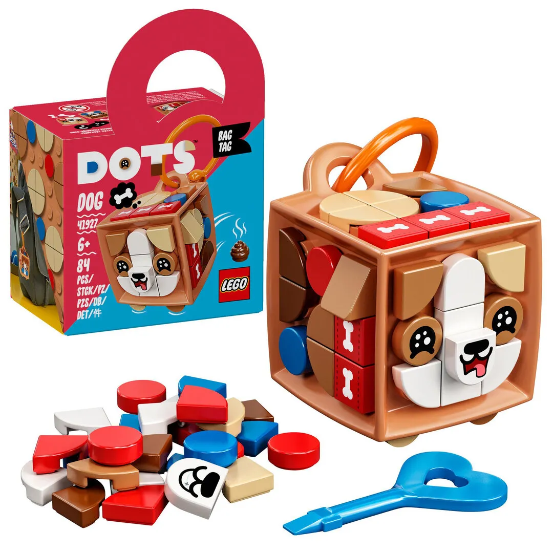LEGO® DOTS Taschenanhänger Hund 41927