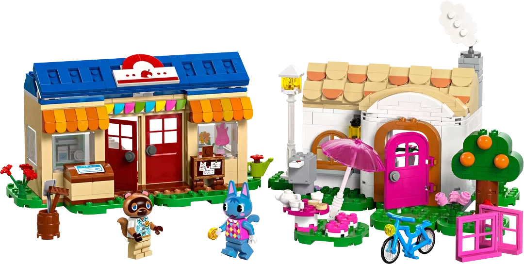 LEGO 77050 Animal Crossing Nooks Laden und Sophies Haus Spielzeug mit Figuren