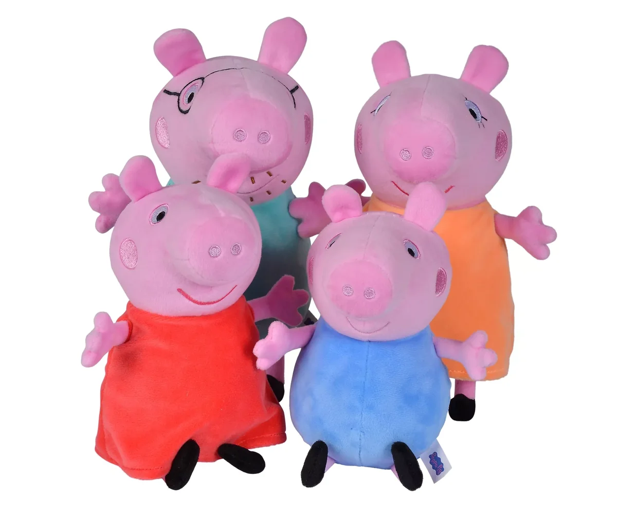 Peppa Pig 4-tlg. Familienset im Auto (109261006)