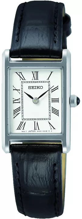 Seiko SWR053P1 Damenuhr Armbanduhr mit Lederband