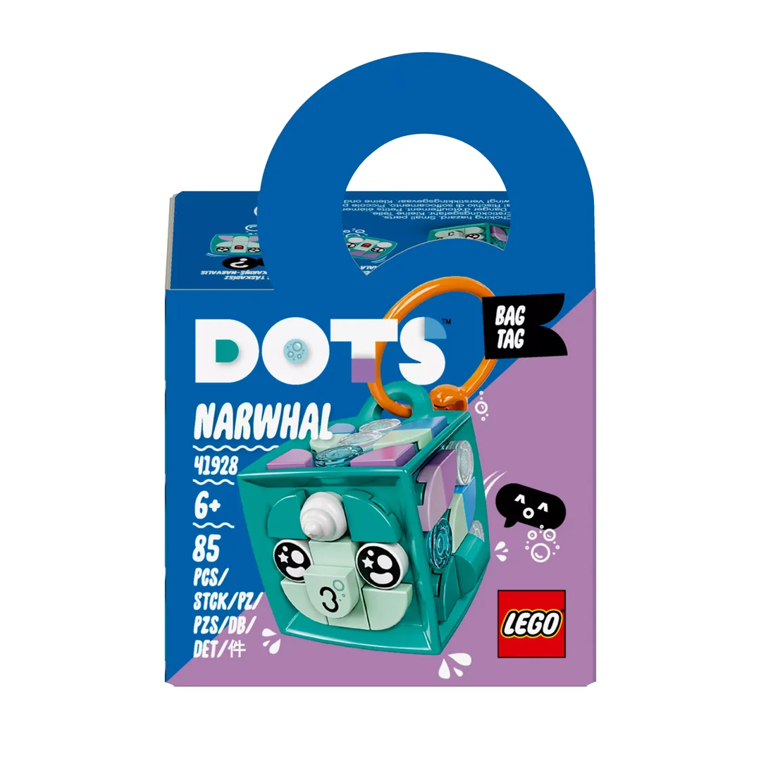 LEGO® DOTS Taschenanhänger Narwal 41928
