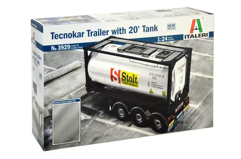 ITALERI Tecnokar Trailer W\ 20Ft Tank 01:24 510003929