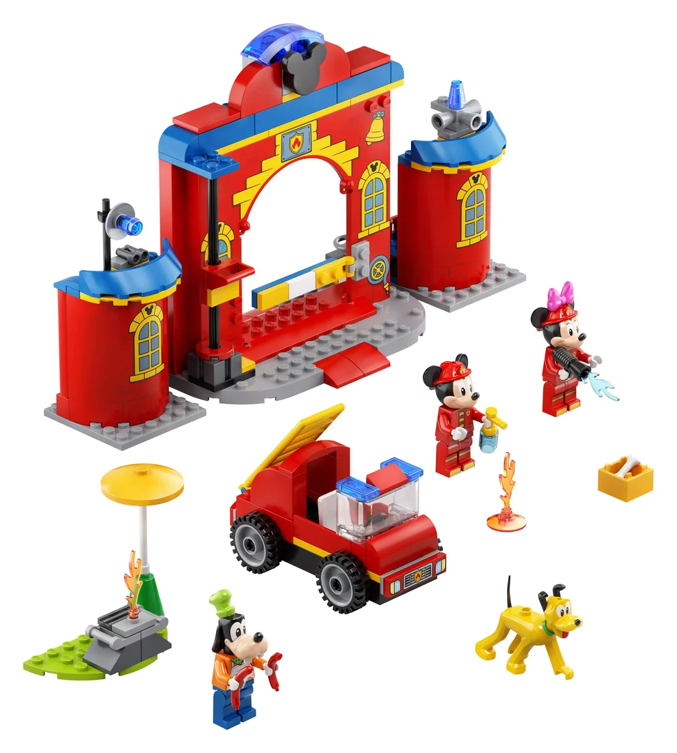 LEGO Disney Mickys Feuerwehrstation und Feuerwehrauto