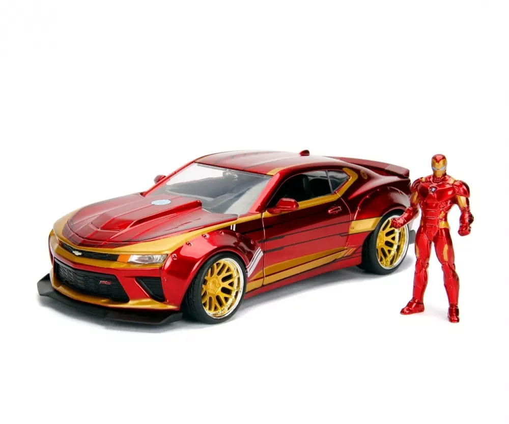 JADA 253225003 Marvel Iron Man 2016 Chevy Camaro SS 1:24