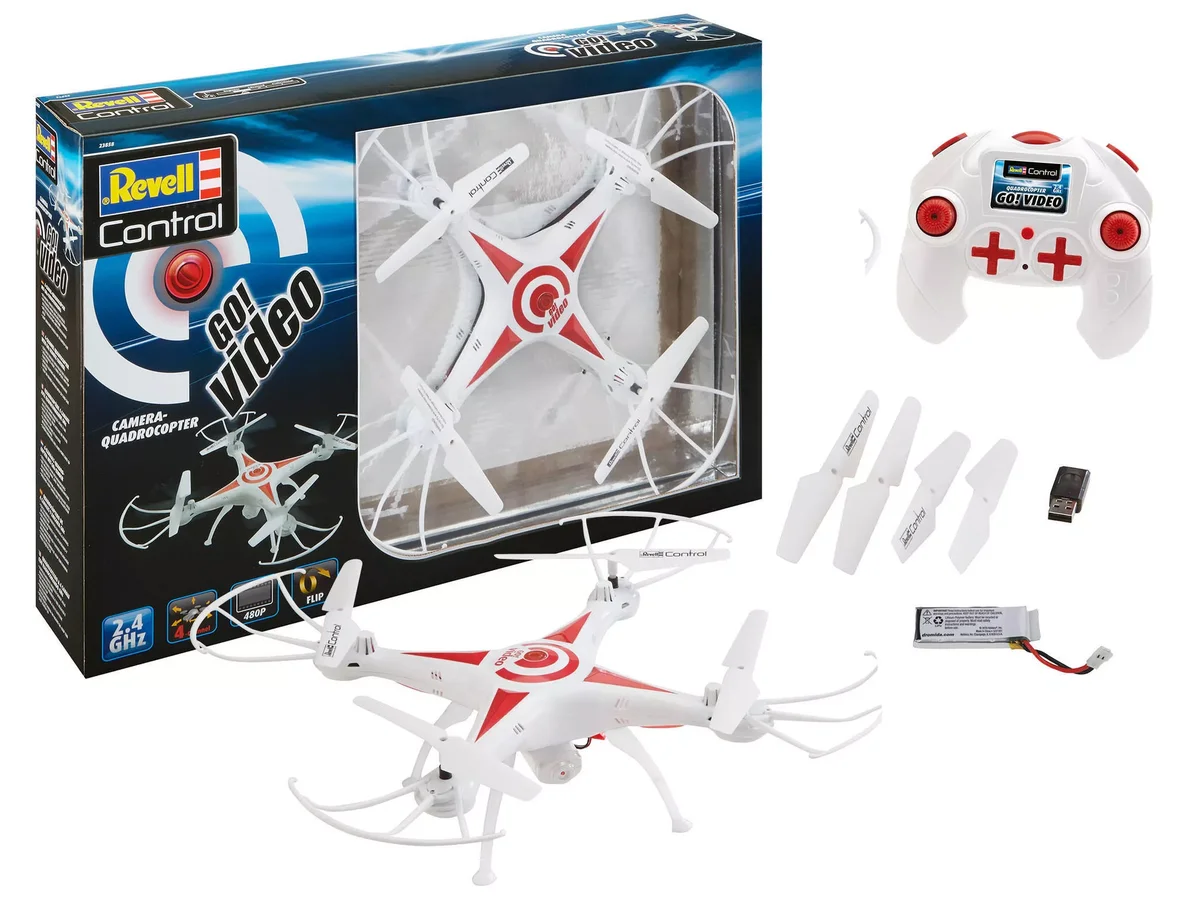 Revell 23858 RC Quadrocopter "Go! Video" Revell Control Ferngesteuerte Drohne