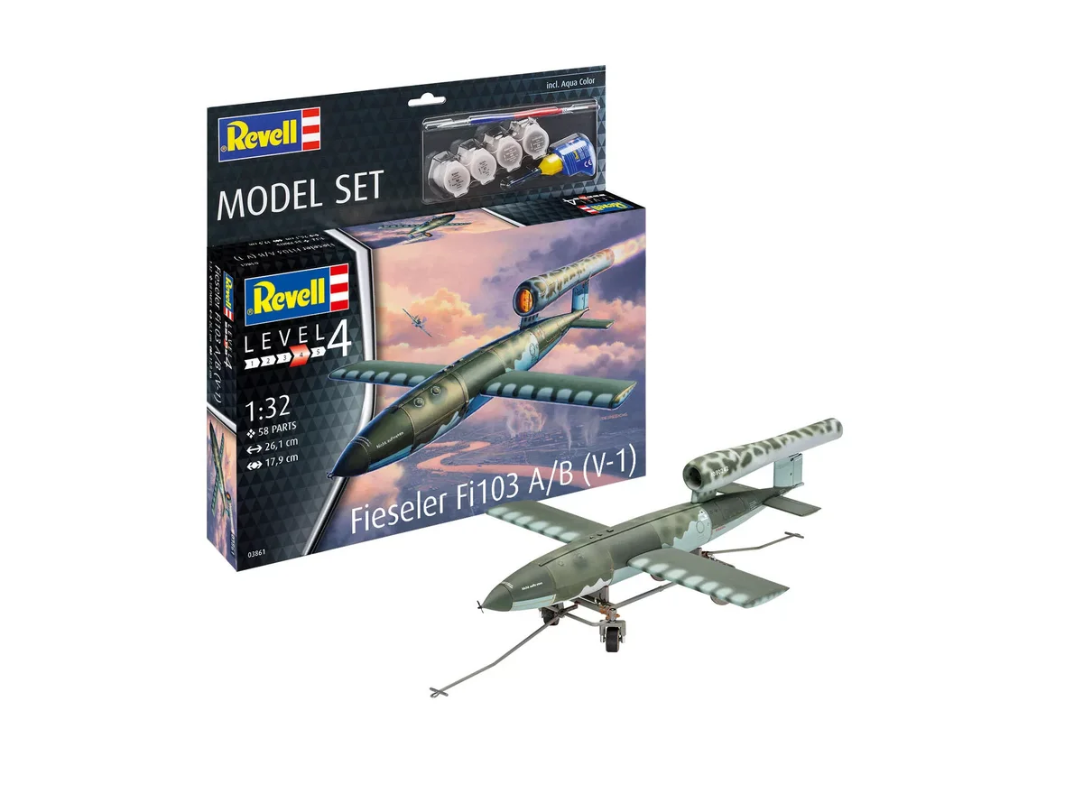 Revell 63861 Model Set Fieseler Fi103 A/B (V-1) Revell Modellbausatz mit Basiszubehör