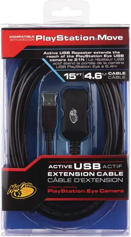 Mad Catz Playstation Move - Active USB Extension Cable (MOV888410002/04/1)