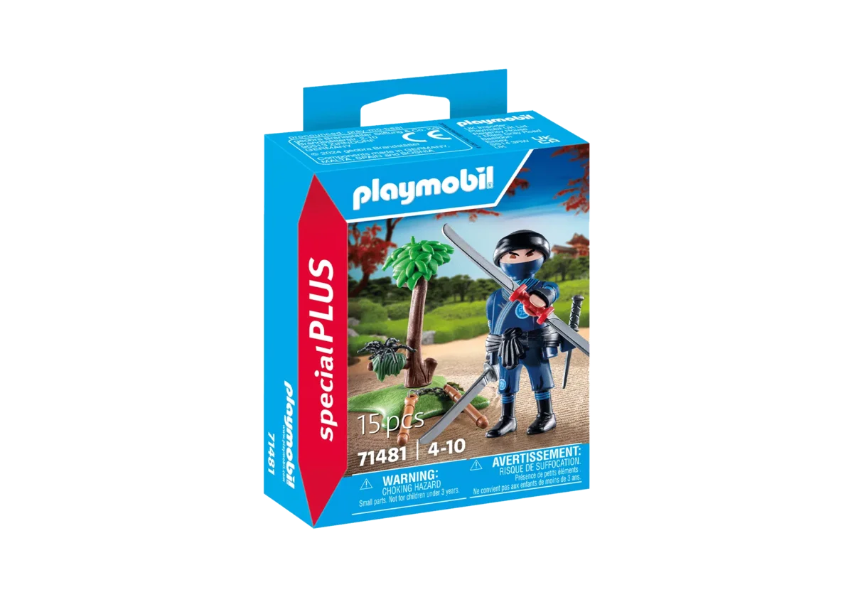 PLAYMOBIL 71481 Ninja mit Ausrüstung