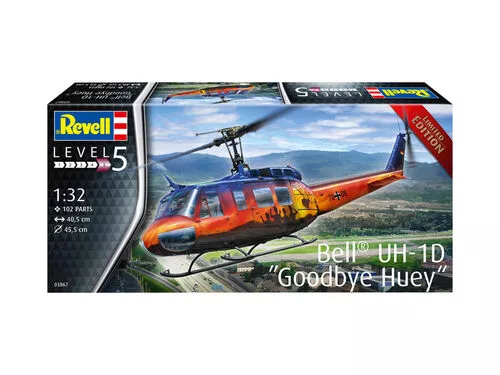 Revell 03867 Bell UH-1D Goodbye Huey Limited Edition 1:32