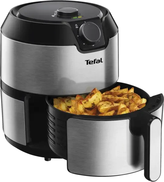 Tefal EY201D Easy Fry Classic+ Edelstahl Schwarz