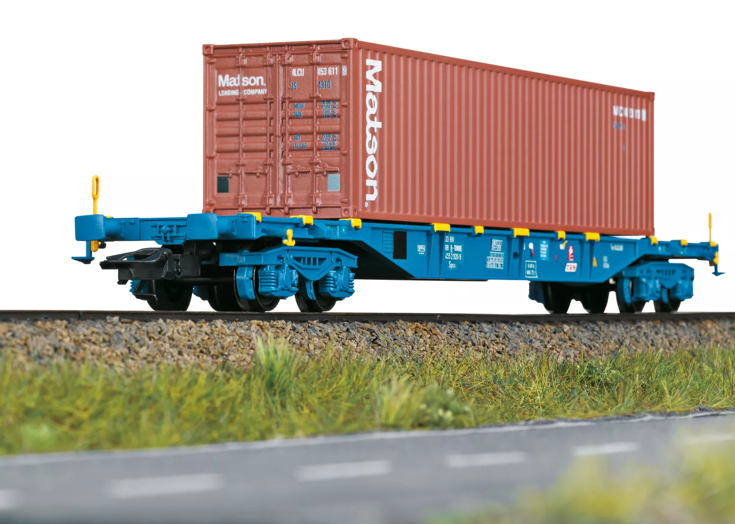 MÄRKLIN 47136 Container-Tragwagen Bauart Sgnss