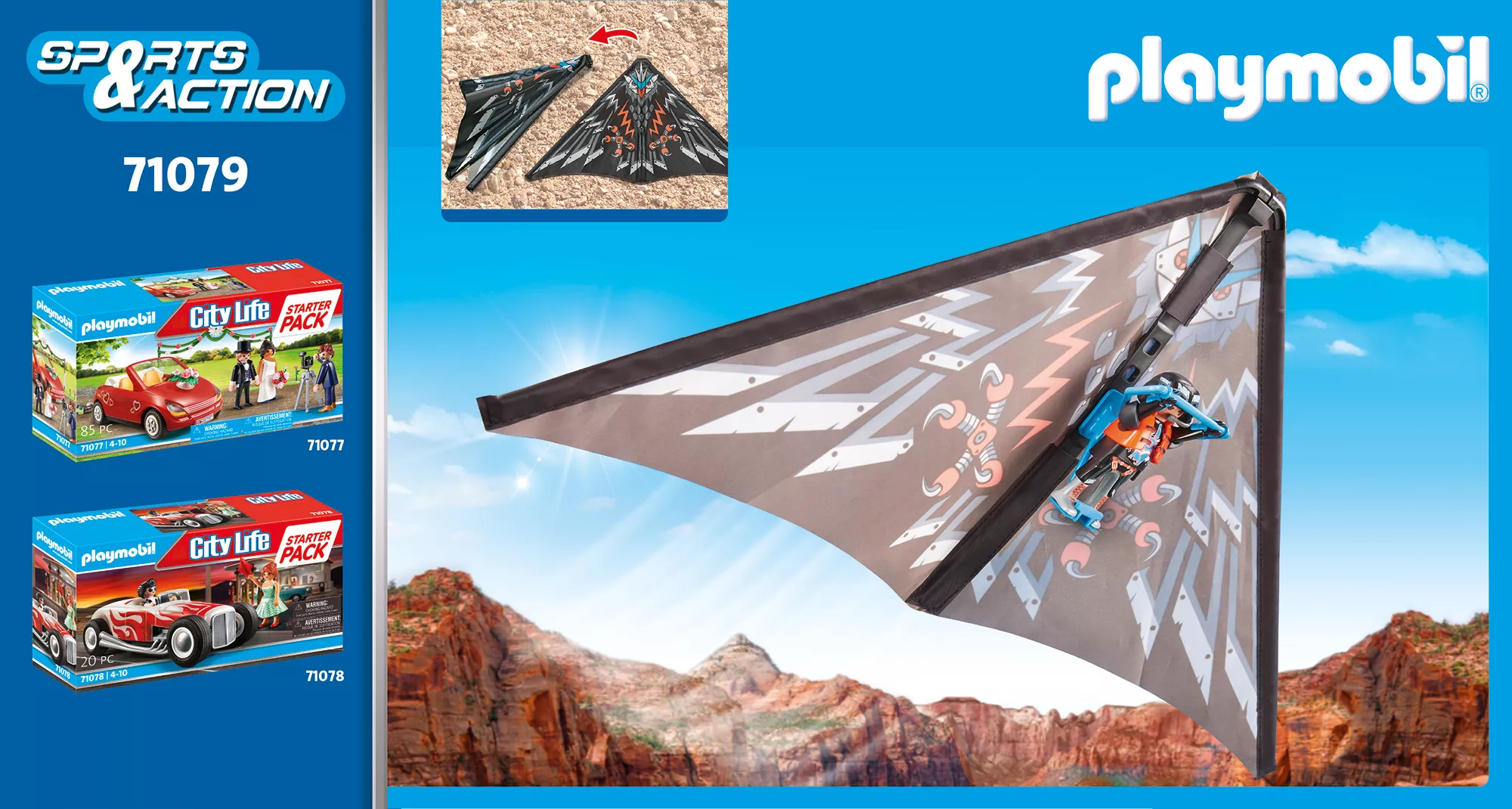 PLAYMOBIL 71079 Starter Pack Drachenflieger