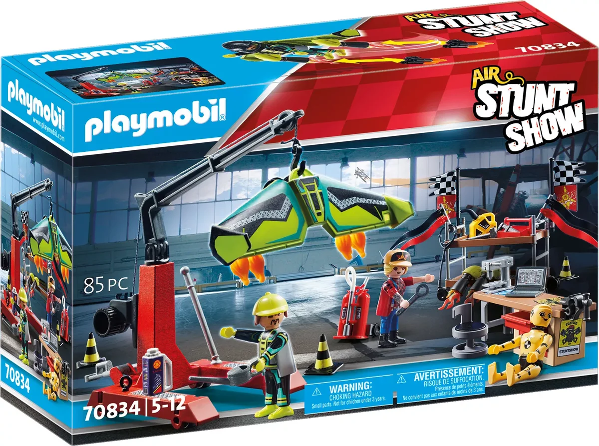 PLAYMOBIL 70834 Air Stuntshow Servicestation