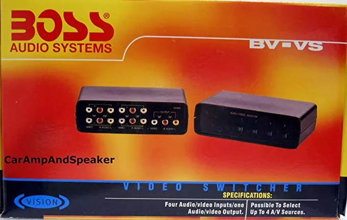 Boss Audio BV-VS Video Umschalter Video Switch