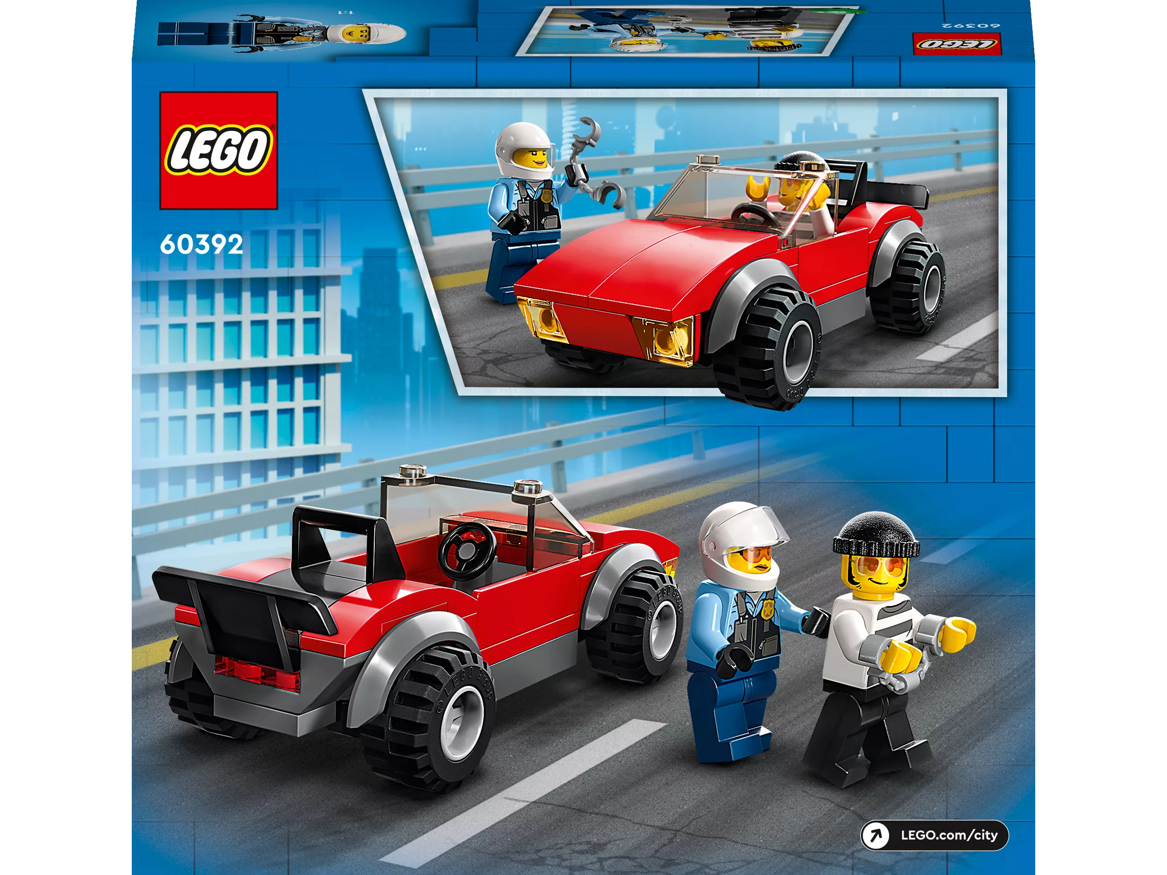 LEGO 60392 Verfolgungsjagd mit dem Polizeimotorrad