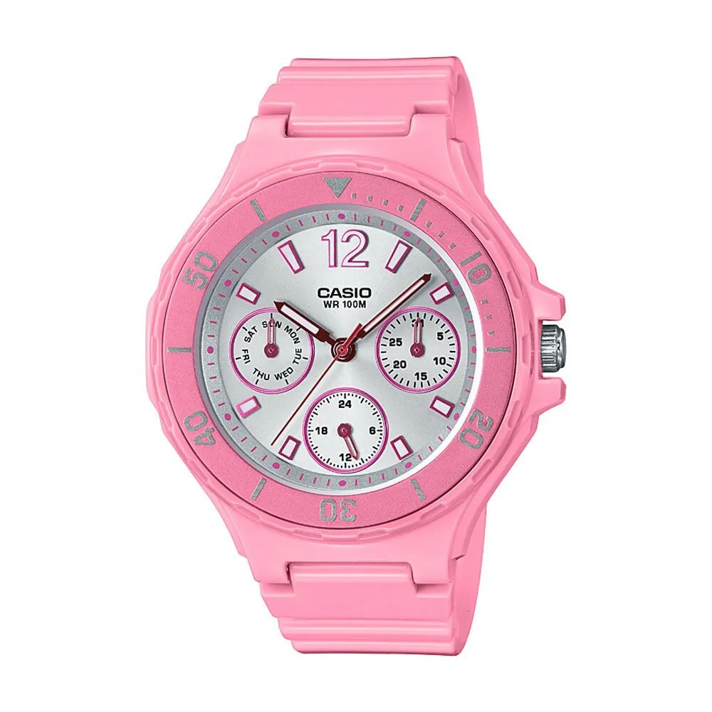 CASIO LRW-250H-4A3VEF uhr, damen, analog, rosa