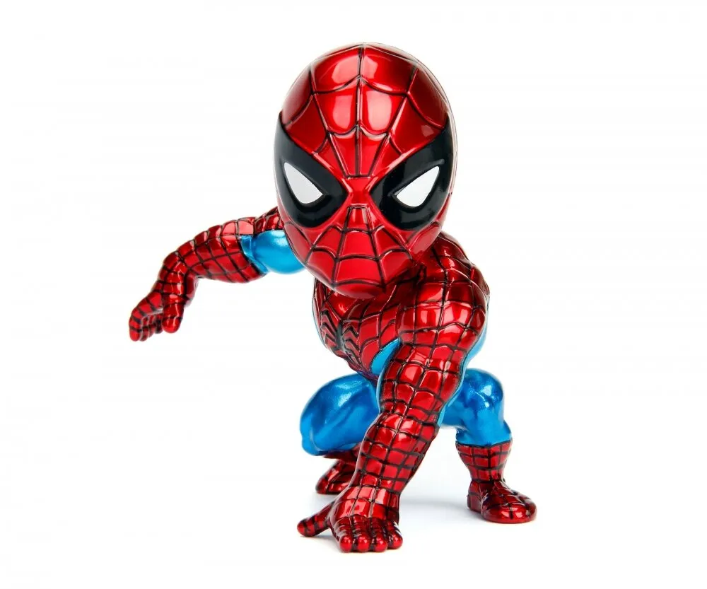 JADA 253221005 Marvel 4" Classic Spider-Man Metallfigur