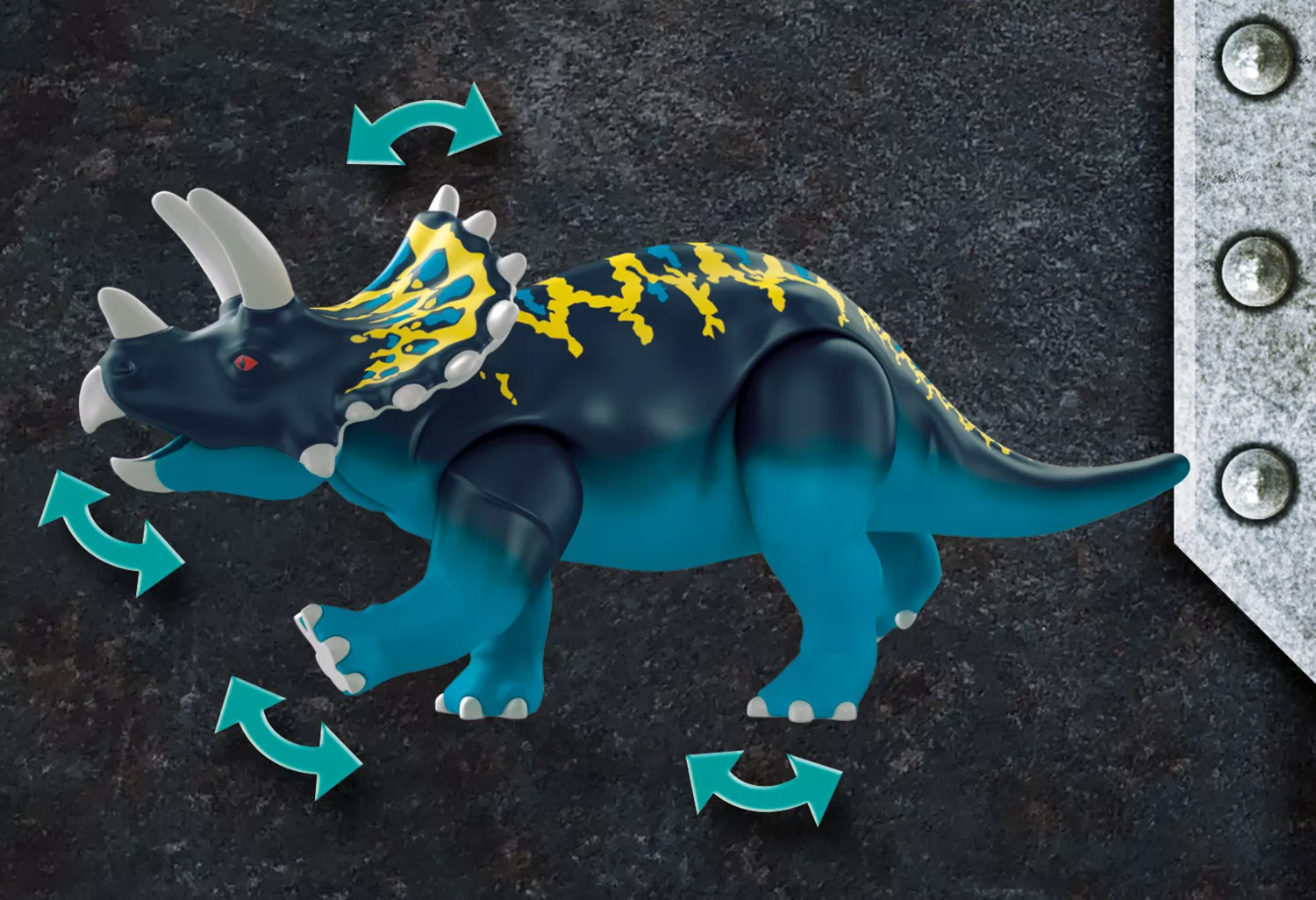 PLAYMOBIL 70627 Triceratops: Randale um die legendären Steine