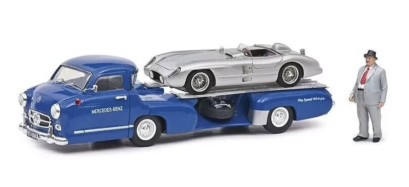 Schuco Mercedes-Benz Blaues Wunder M300Slr Blau 1:43 450376800