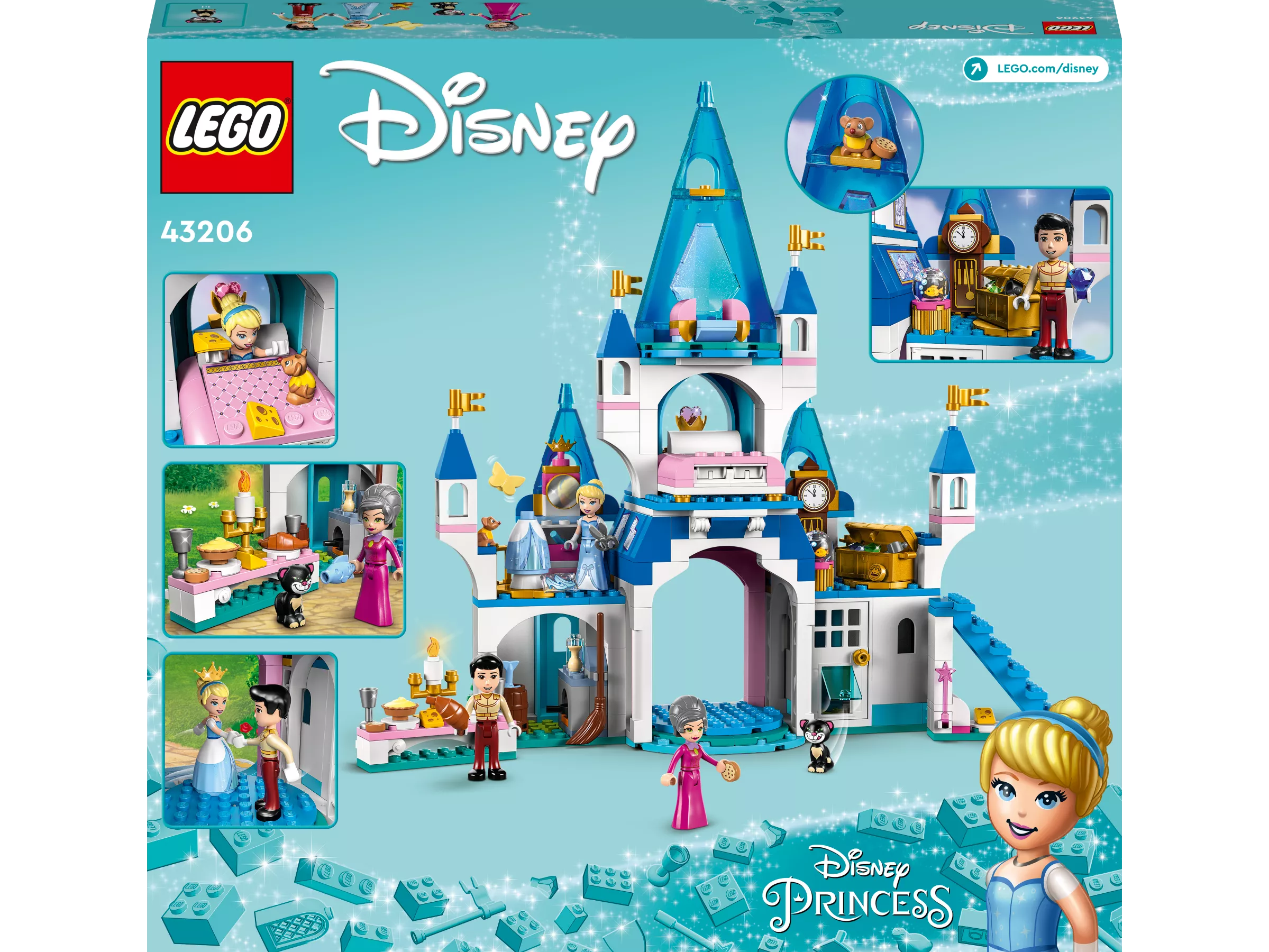 LEGO 43206 Cinderellas Schloss