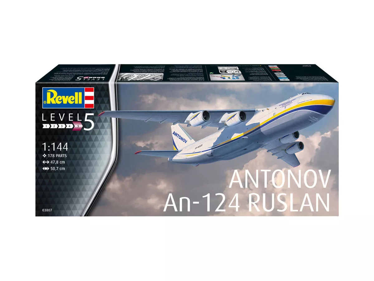 Revell 03807 Antonov AN-124 Ruslan Flugzeuge 1:144