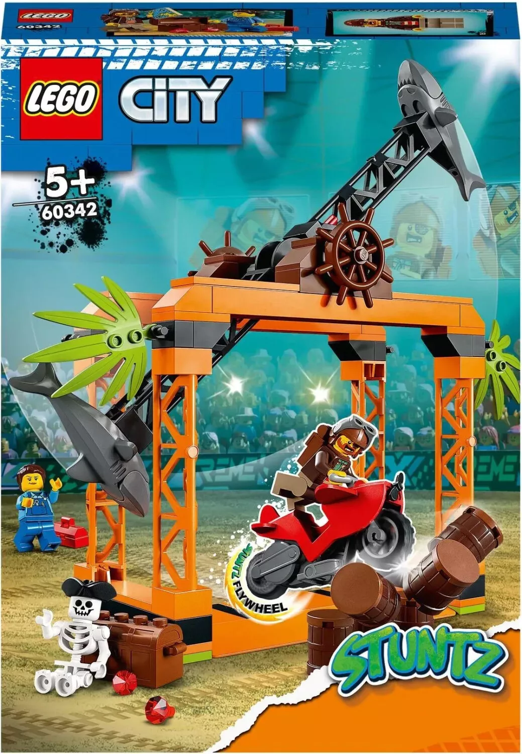 LEGO 60342 City Haiangriff-Stuntchallenge 
