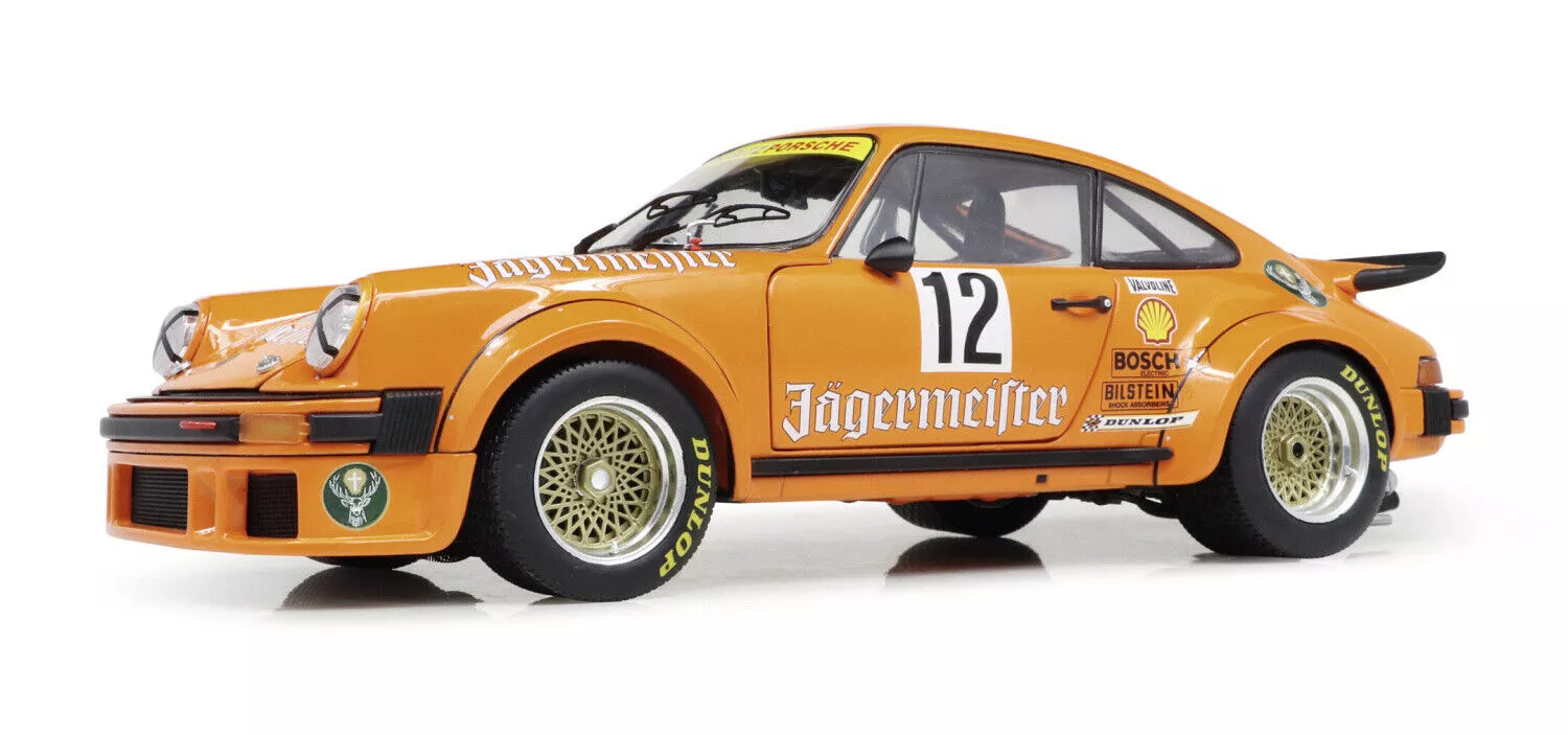 Schuco Porsche 934 RSR Jägermeister Sieger Eifelrennen DRM 1976 #12 Orange 1:18 450034400