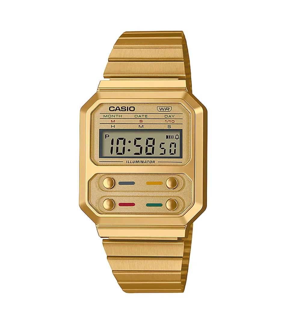 CASIO A100WEG-9AEF uhr, gold digital