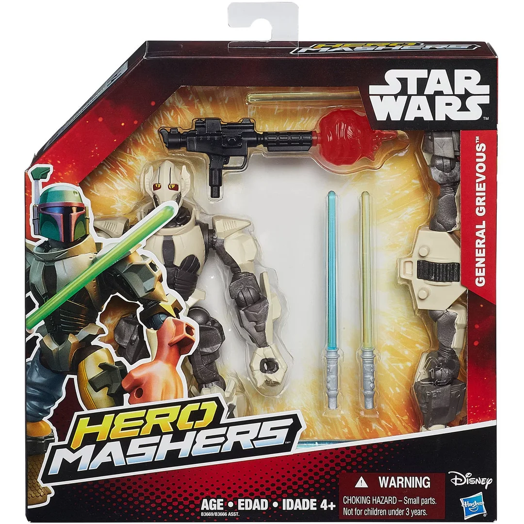 Star Wars Hero Mashers General Grievous Figure B3669