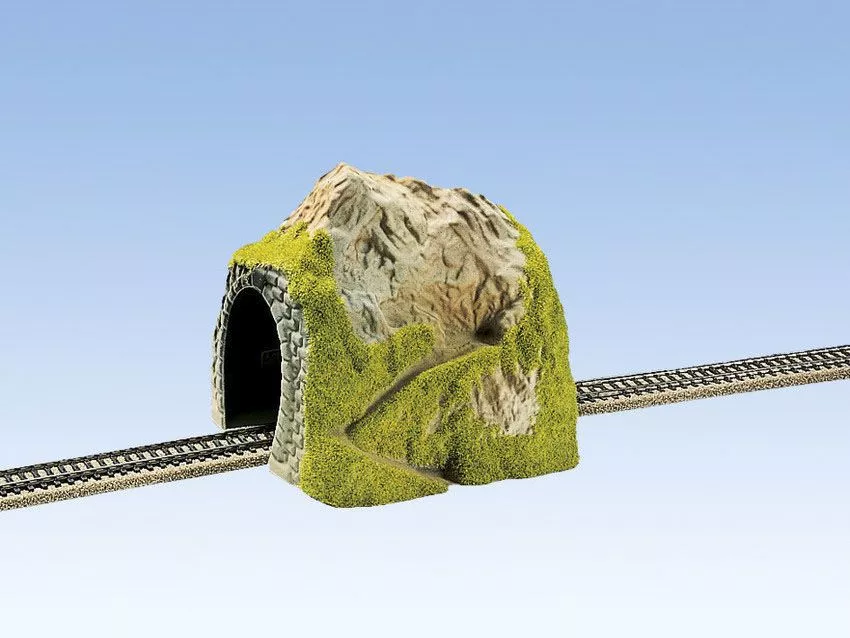NOCH 02120 Tunnel 1-gleisig, gerade 18 x 17 cm, 16 cm hoch Durchfahrtshöhe 9,3 cm