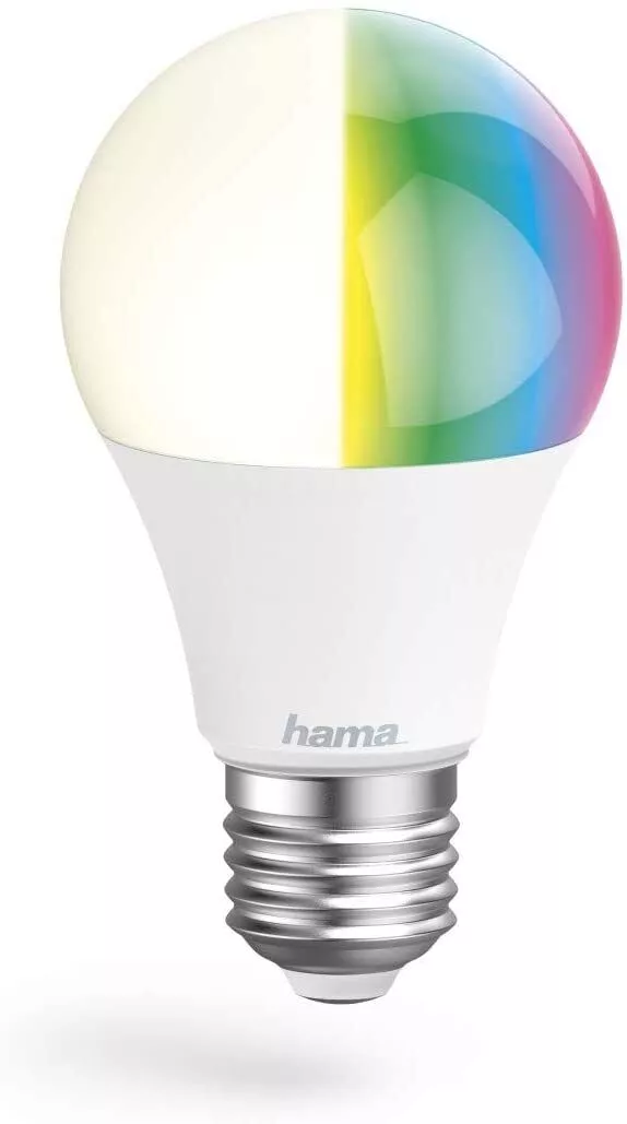 Hama WiFi-LED-Lampe, E27, 10W, RGB+CCT 176581