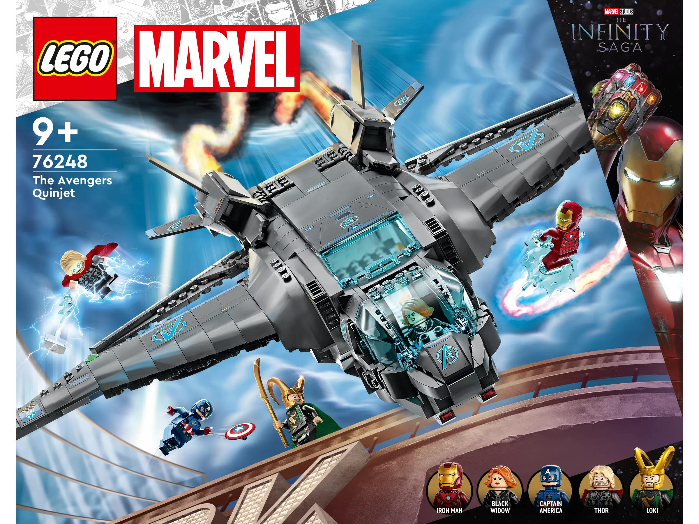 LEGO 76248 Marvel Der Quinjet der Avengers