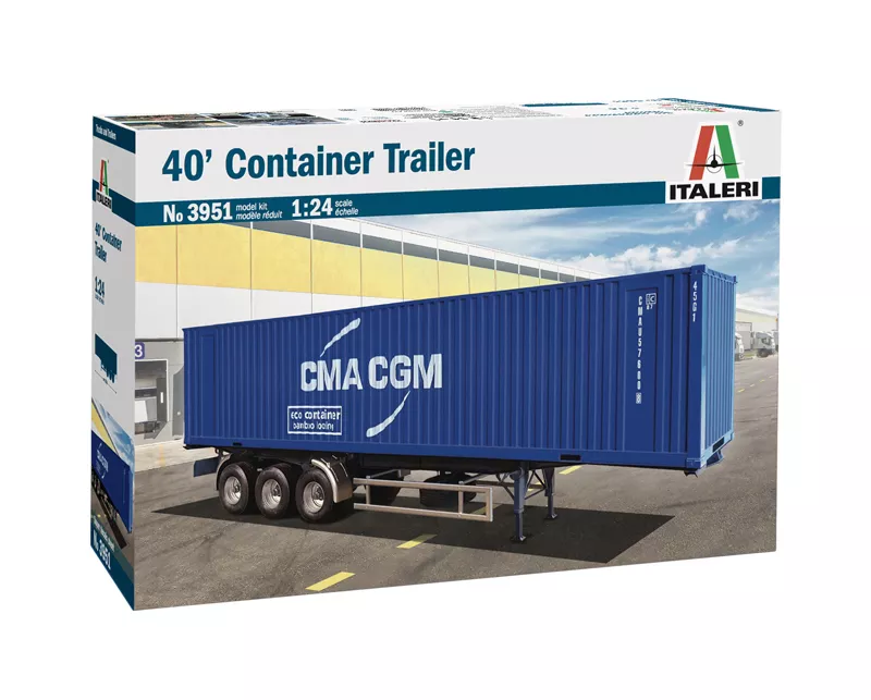 ITALERI Container Auflieger 40Ft 01:24 510003951