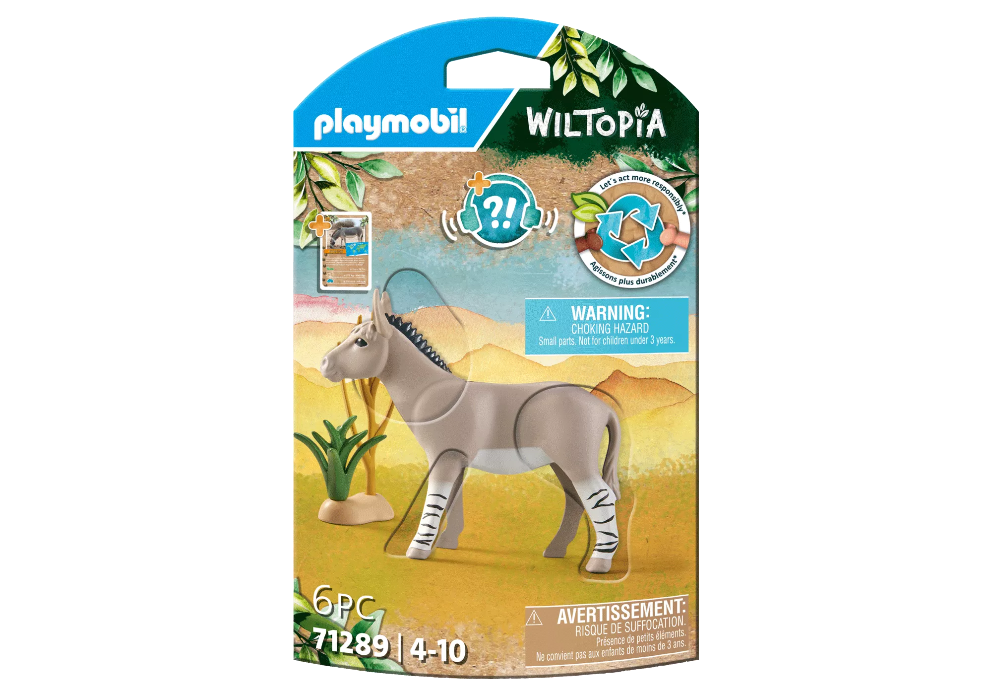 Playmobil 71289 Wiltopia - Afrikanischer Esel Wiltopia