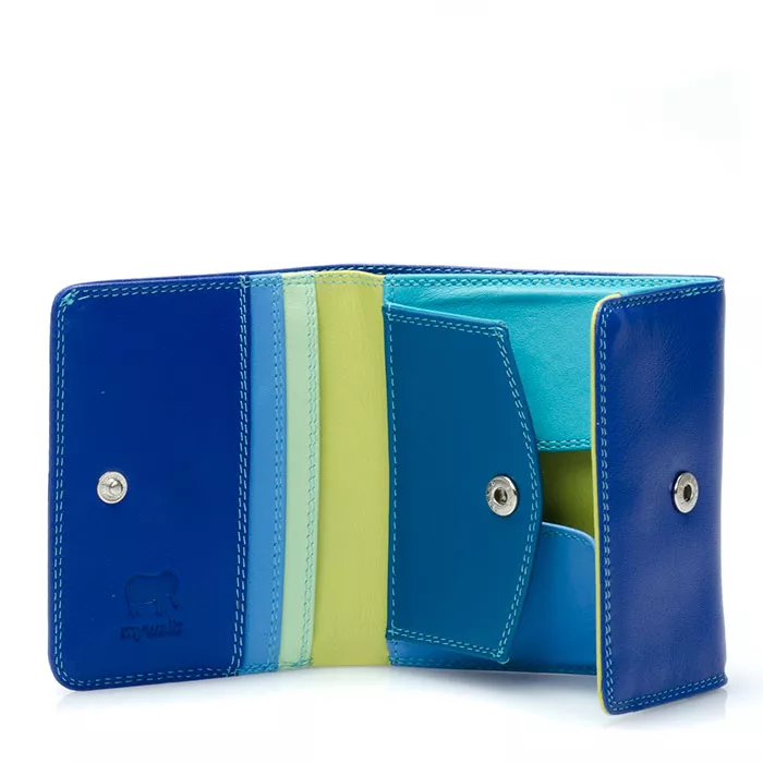 Mywalit Bi-Fold Purse Wallet W/Tray Seascape 123-92