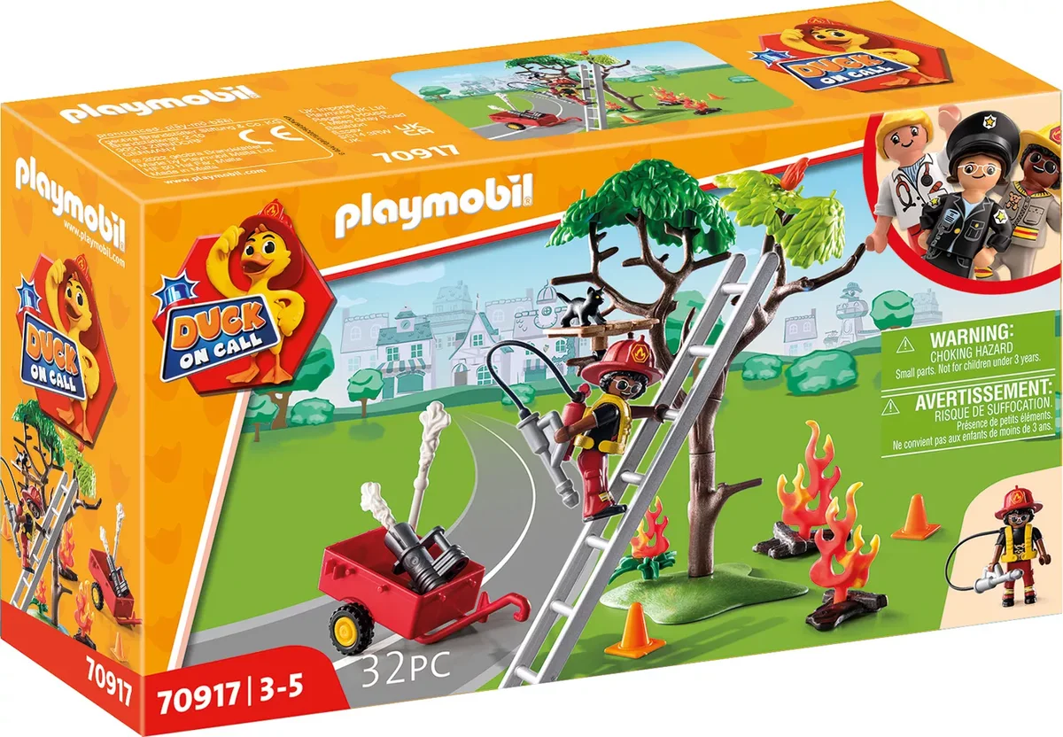 PLAYMOBIL 70917 DUCK ON CALL - Feuerwehr Action. Rette die Katze!