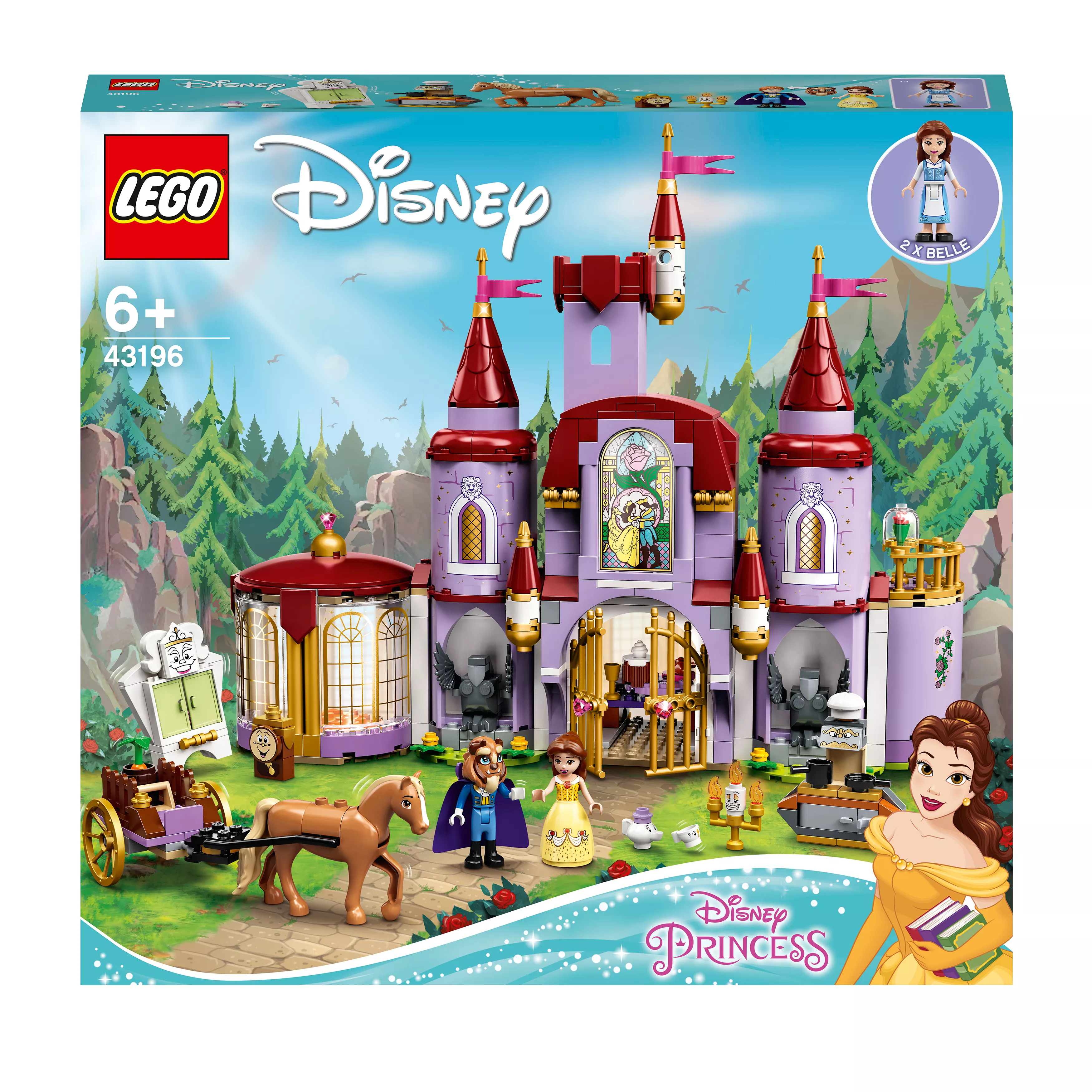 LEGO 43196 Disney Princess Belles Schloss