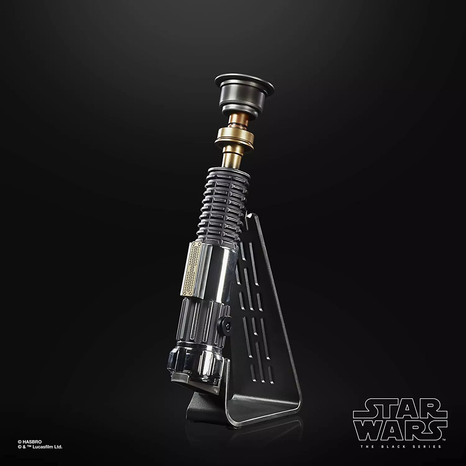 STAR WARS The Black Series OBI-Wan Kenobi Force FX Elite Lichtschwert mit fortschrittlichen LED- und Soundeffekten, Sammlerstück für Erwachsene, mehrfarbig (F3906)