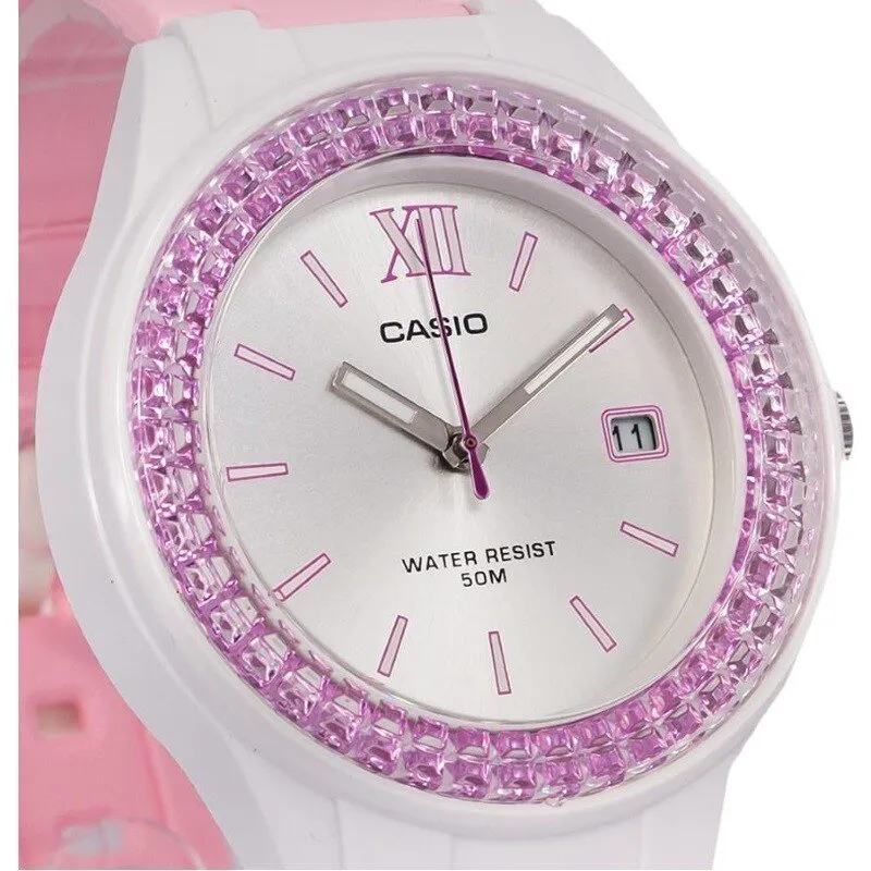 CASIO LX-500H-4E3VEF uhr, damen, wrist analog, pink